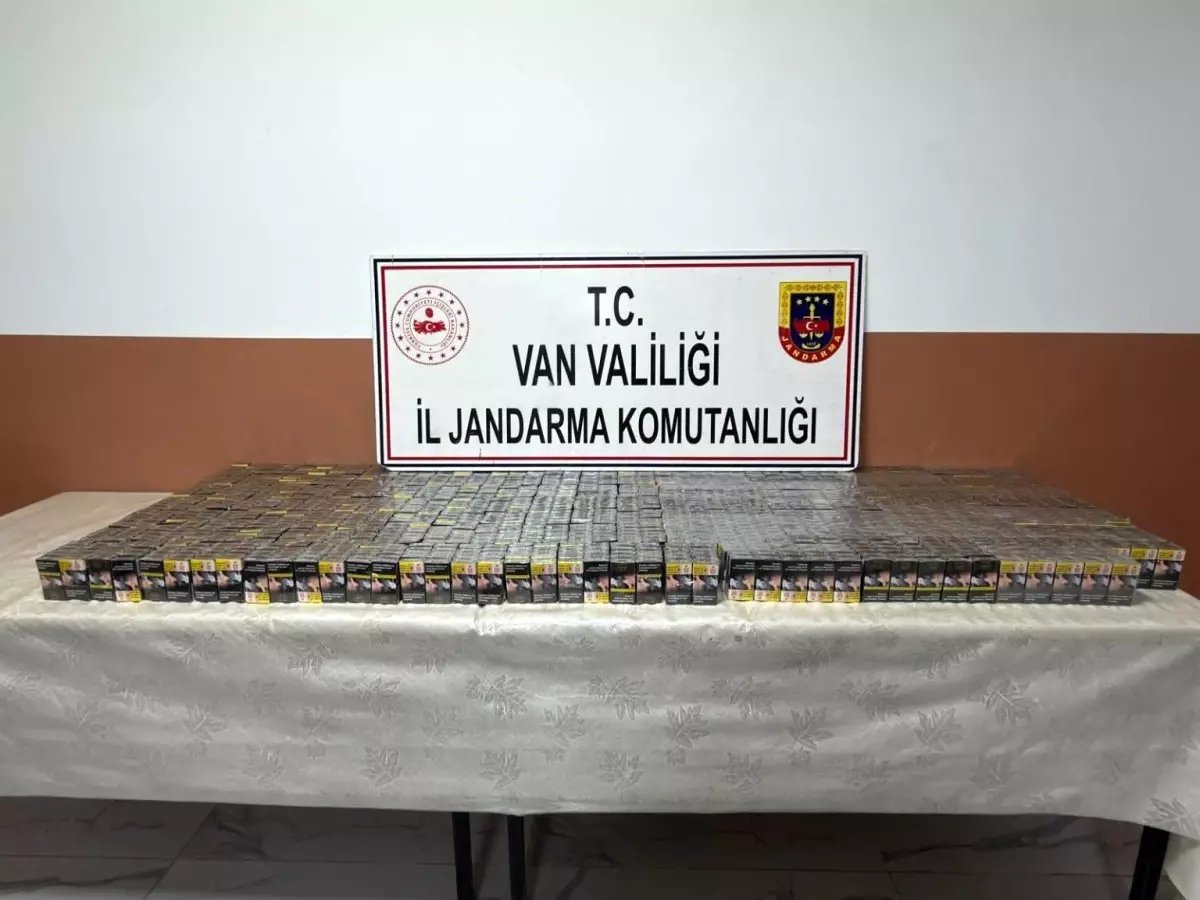 Başkale'de bin 540 paket gümrük kaçağı sigara ele geçirildi
