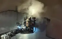 Ümraniye'de bir binada çıkan yangın söndürüldü