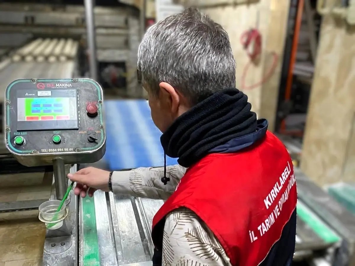 Kırklareli'nde üretim ve gıda güvenliği denetimleri