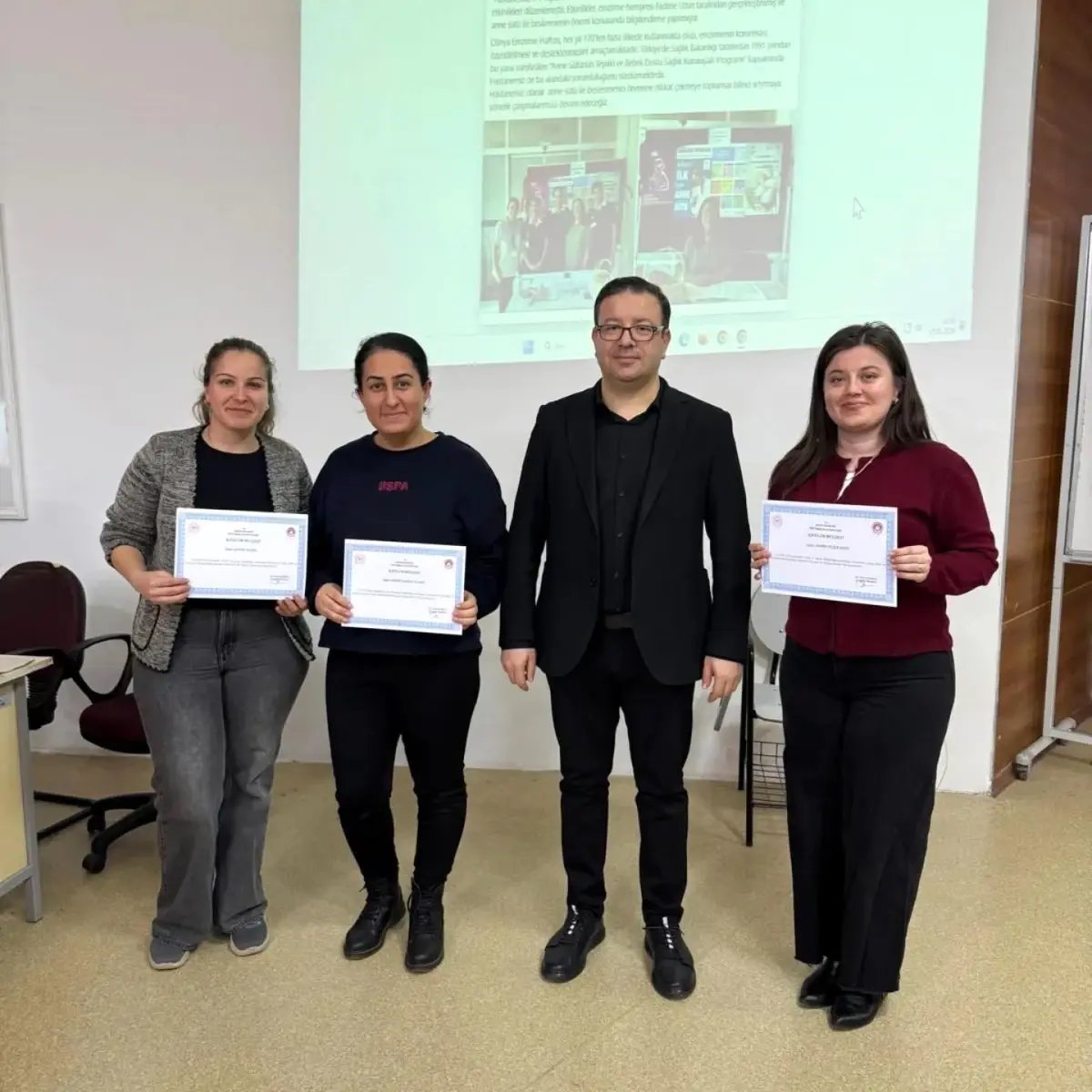 ADÜ Hastanesi'nde emzirme danışmanlığı eğitimi tamamlandı