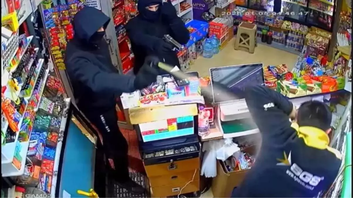 Market sahibine dehşeti yaşatan gaspçılar tutuklandı