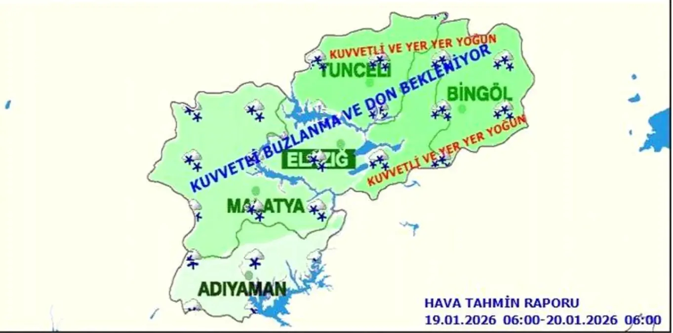 Meteorolojiden kar yağışı, buzlanma ve çığ uyarısı