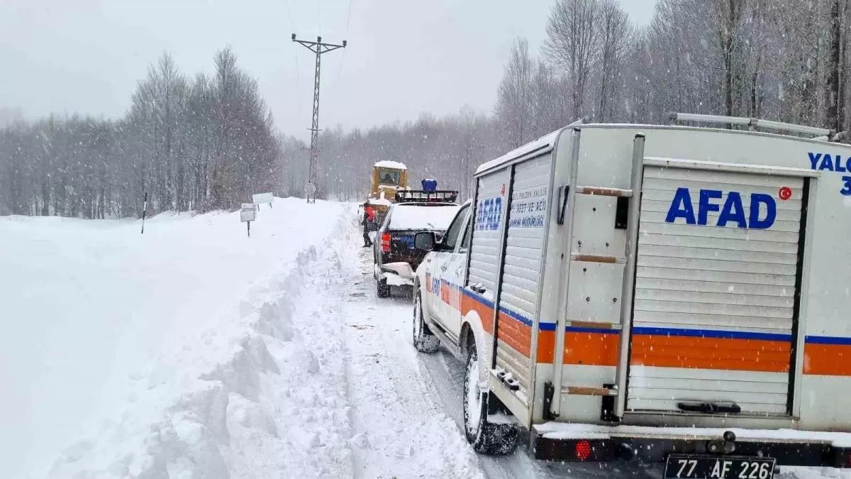 Yalova'da yaylada mahsur kalan 5 kişi kurtarıldı