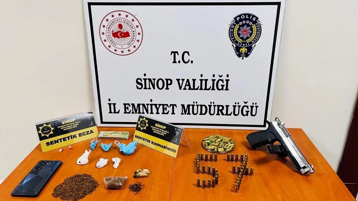 Sinop'ta uyuşturucu operasyonunda 4 kişi yakalandı