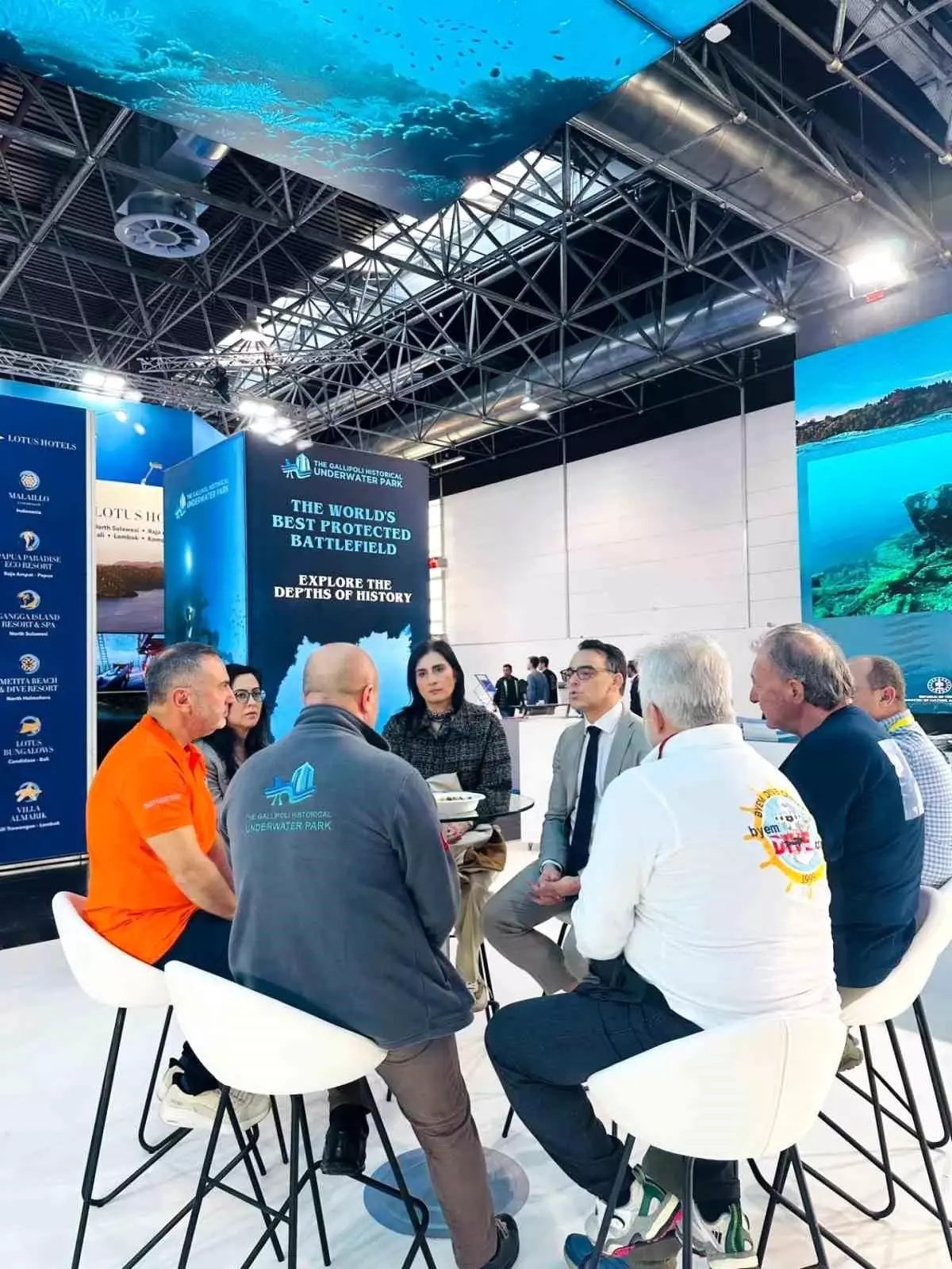 Tarihi Alan Başkanlığı dünyanın en büyük yat ve su altı sporları fuarında