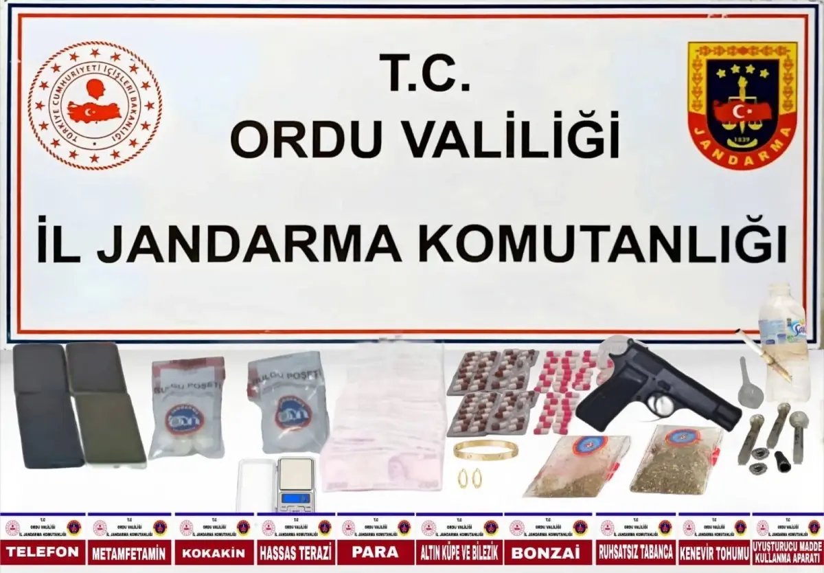 Ordu'da Uyuşturucu Operasyonu: 1 Tutuklama