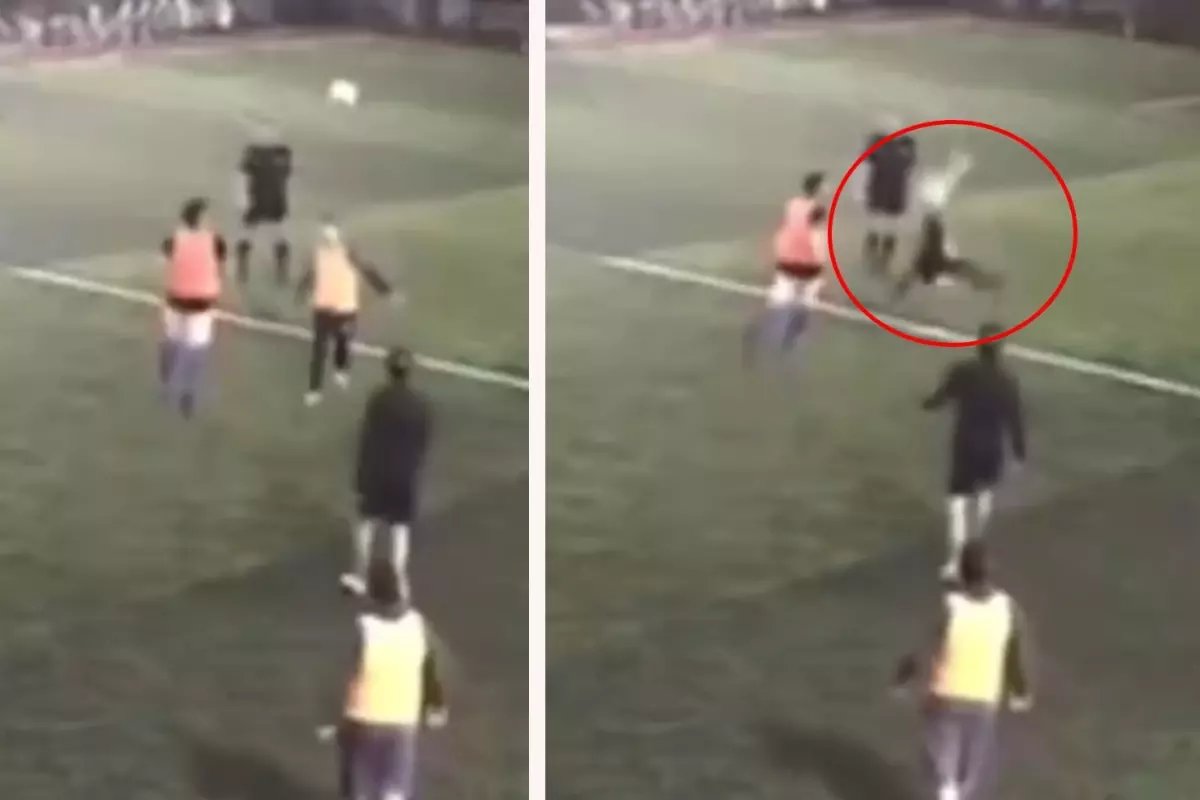 ''Halı saha tarihinin en güzel golünü attım'' diyerek paylaştı, binlerce beğeni aldı