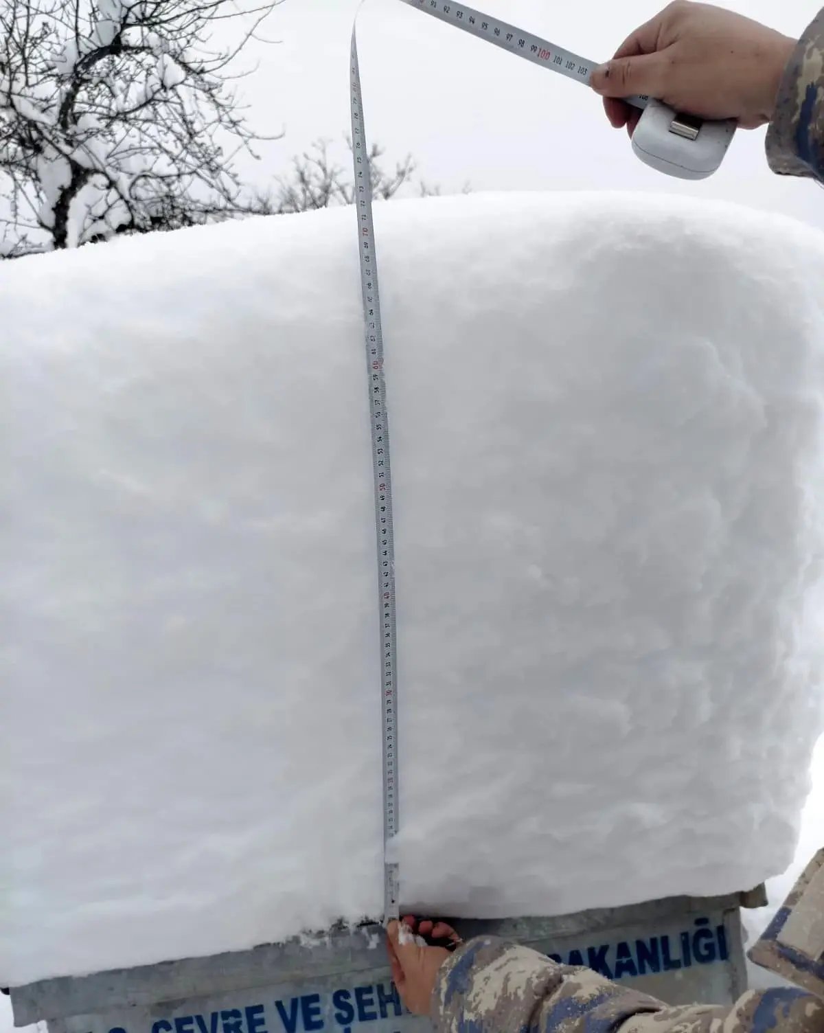 Gümüşhane'de yoğun kar yağışı sonrası yayınladığı videoyla yardım istedi
