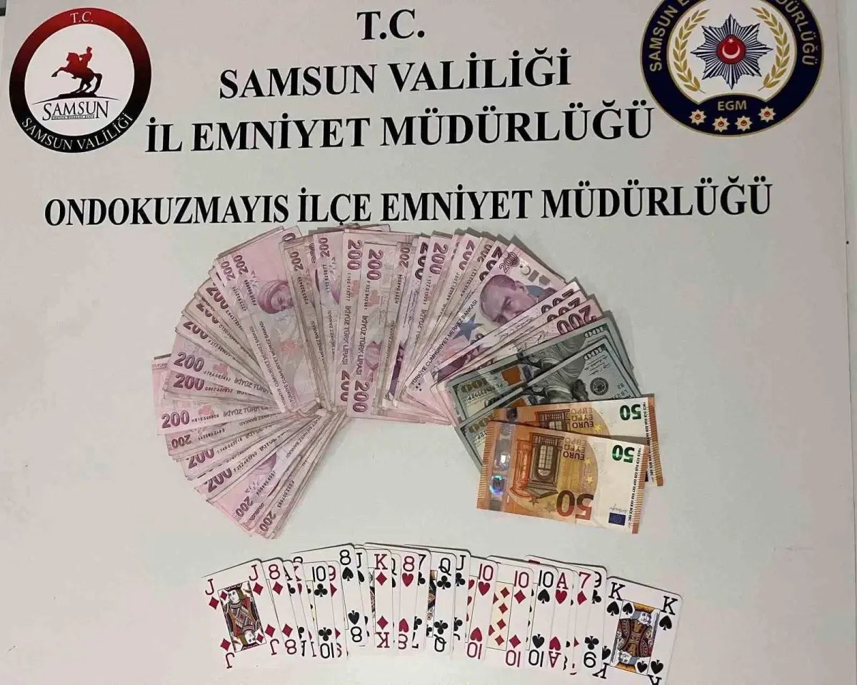 Samsun'da kumar denetimi: 5 kişiye işlem