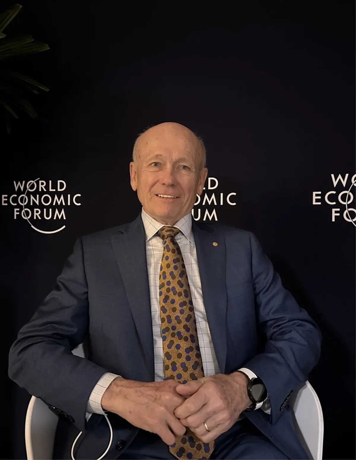 Nobel Ekonomi Ödülü sahibi Profesör Howitt, Davos'ta AA'ya konuştu Açıklaması