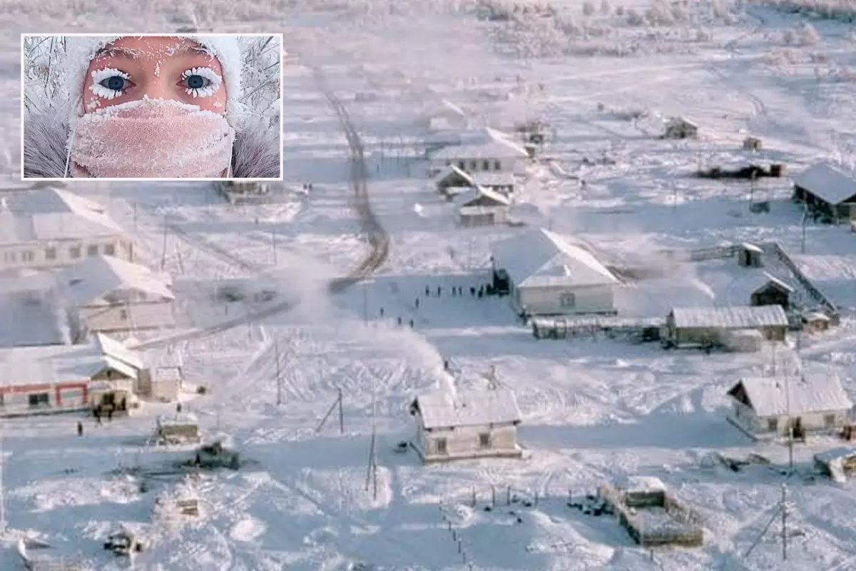 Dünyanın en soğuk yeri Oymyakon'da eksi 71'de yaşam mücadelesi