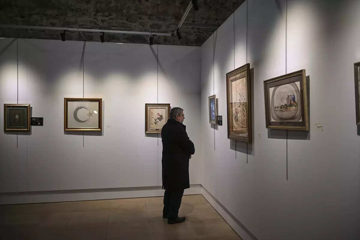 Şehit ve gazi ailelerinin eserleri "Sanatla Yaşam Sergisi"nde buluştu