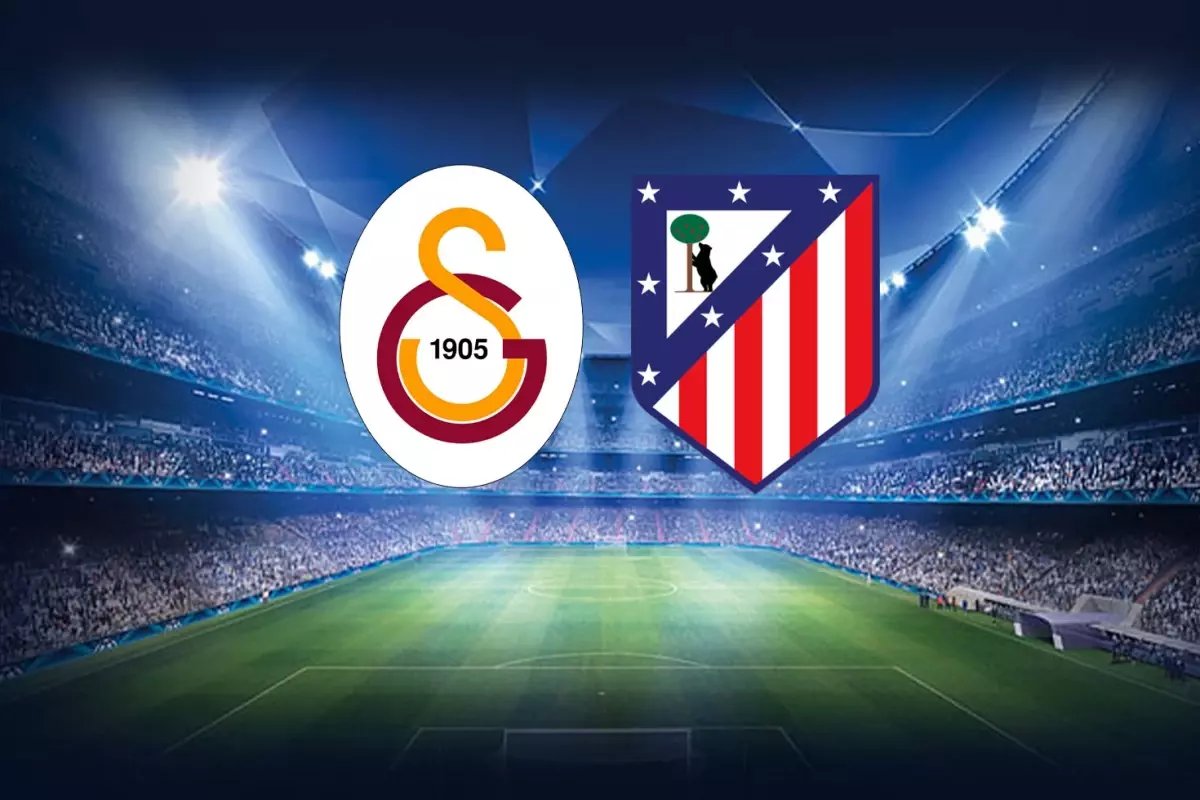 Galatasaray-Atletico Madrid karşılaşmasının ilk 11'leri belli oldu