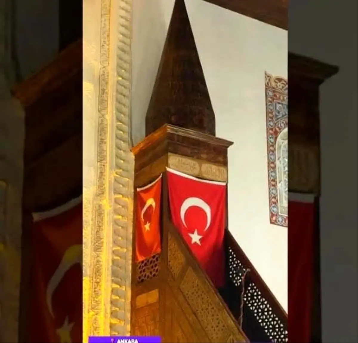 Cuma hutbesinde 'Minberler bayrakla süslensin' teklifi