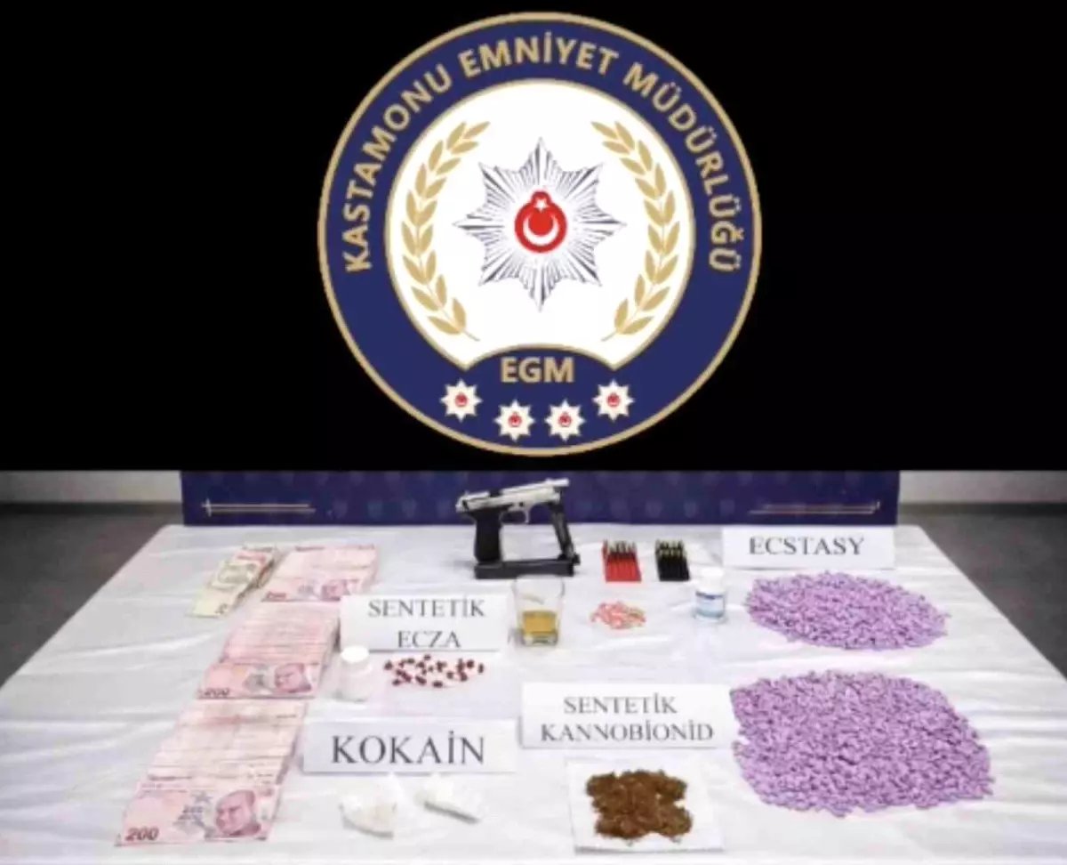 Kastamonu'daki uyuşturucu operasyonunda 1 şüpheli tutuklandı