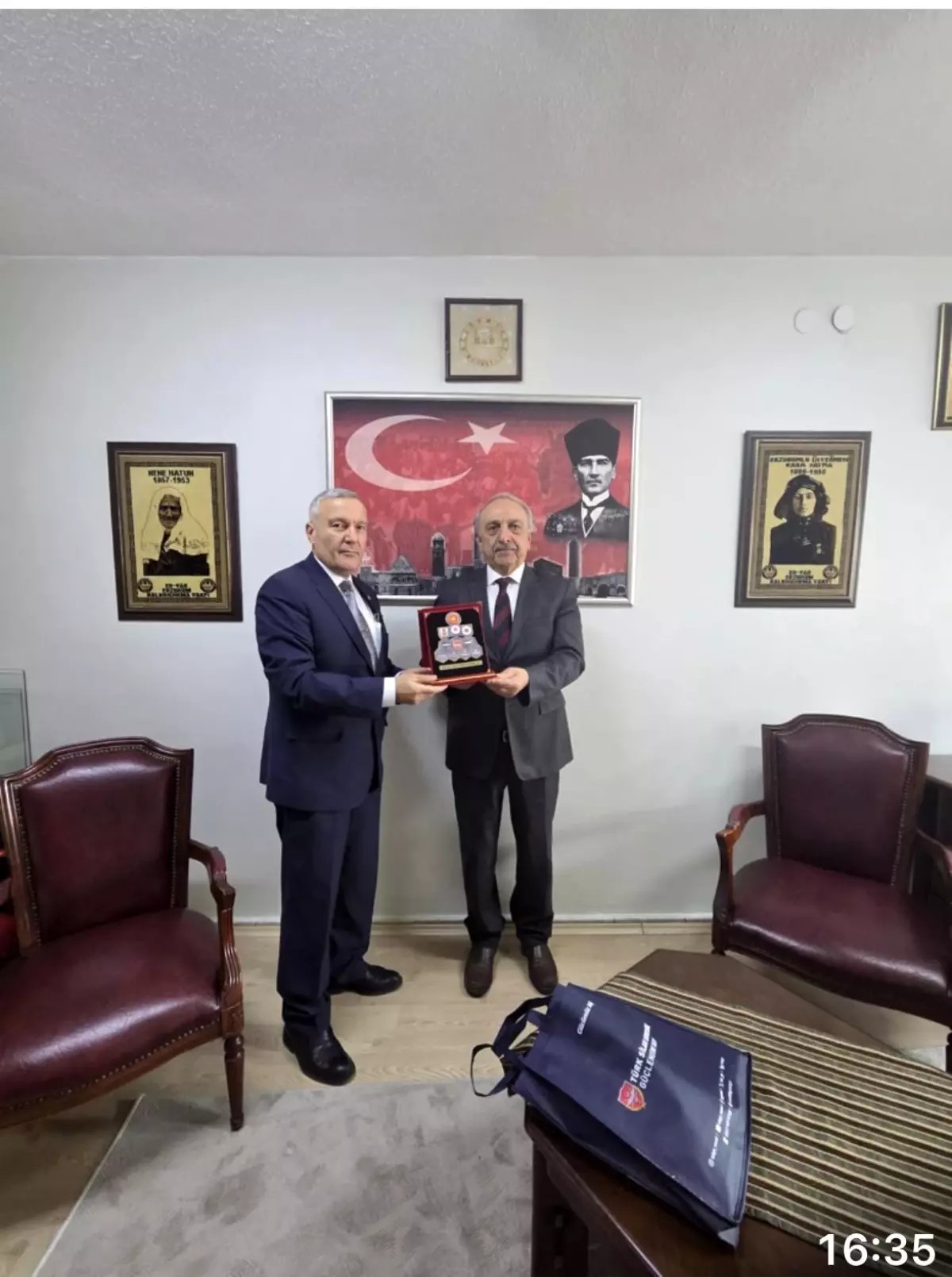 Türk Silahlı Kuvvetlerini Güçlendirme Vakfı Erzurum Bölge Temsilciliğinden ER-VAK'a ziyaret