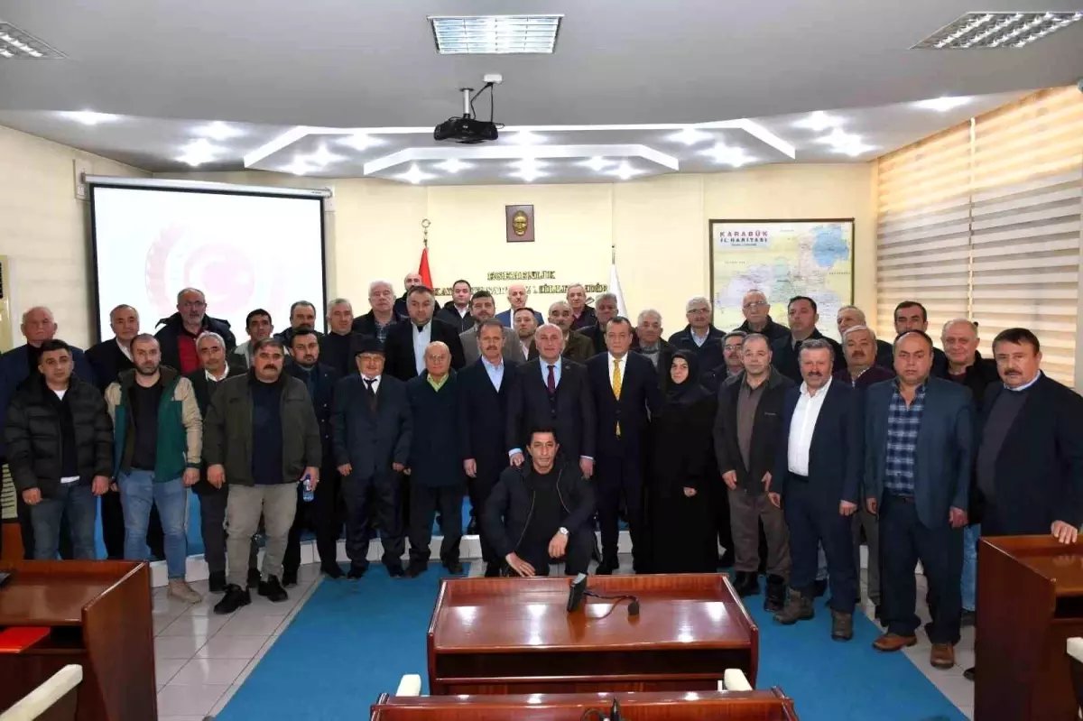 Ovacık Muhtarlarından Teşekkür Ziyareti