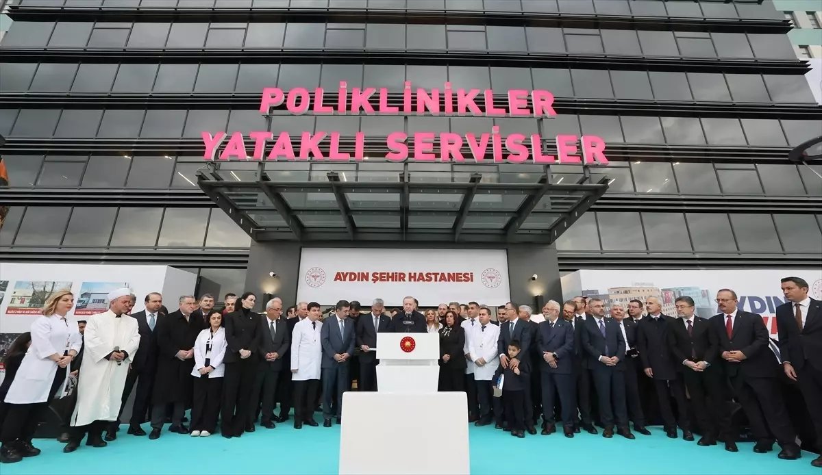 Cumhurbaşkanı Erdoğan, Aydın Şehir Hastanesinin açılışında konuştu Açıklaması