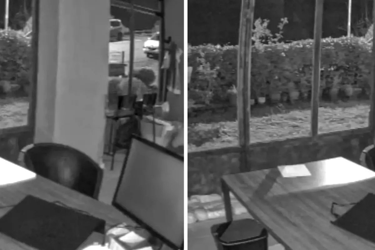 Balıkesir'de meydana gelen deprem Bursa'da işyerinin kamerasına böyle yansıdı