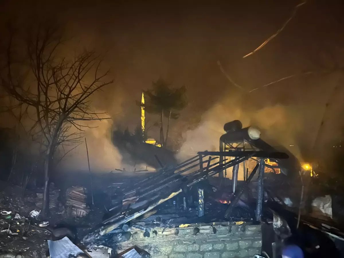 Tokat'ta ev yangını