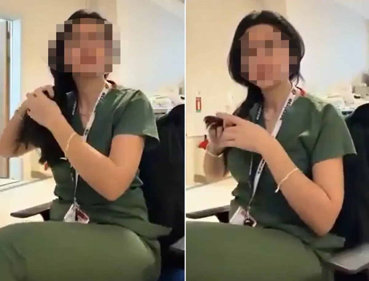 "Saç örme" akımına destek veren hemşire gözaltına alındı