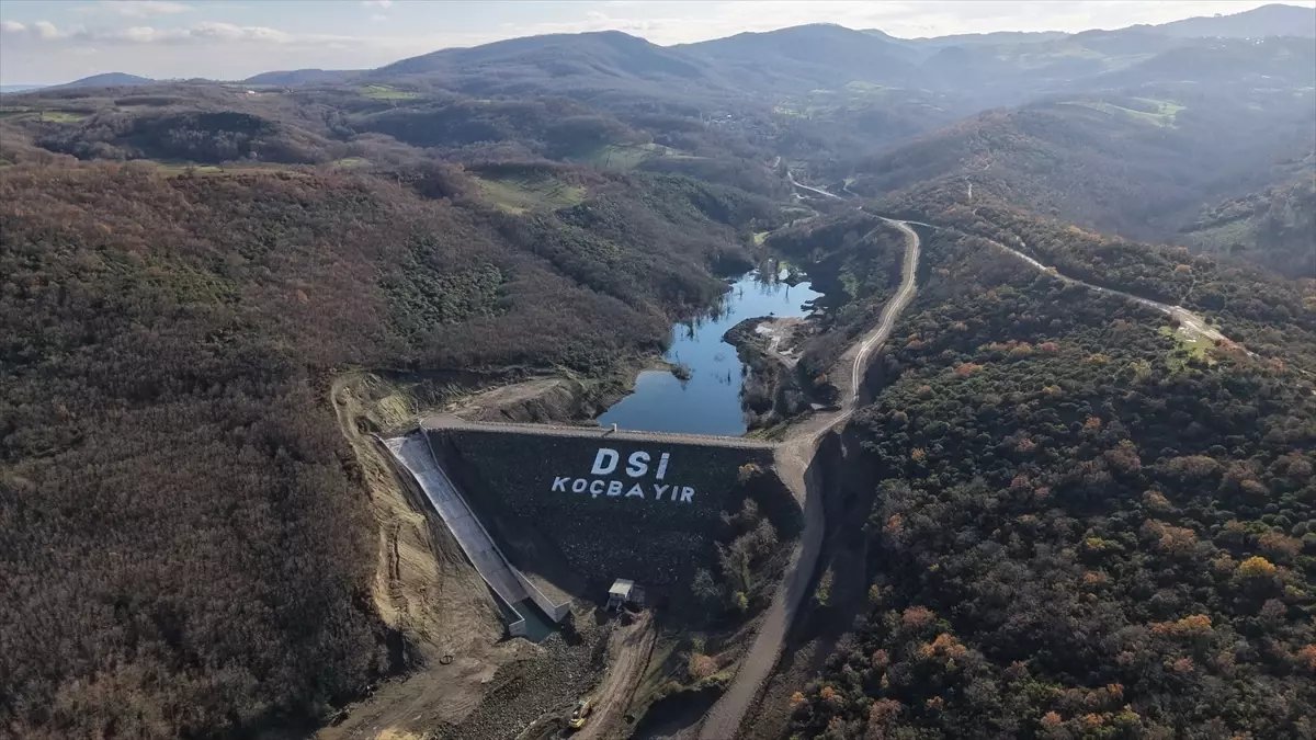 Balıkesir Gönen'deki Koçbayır Barajı su tuttu