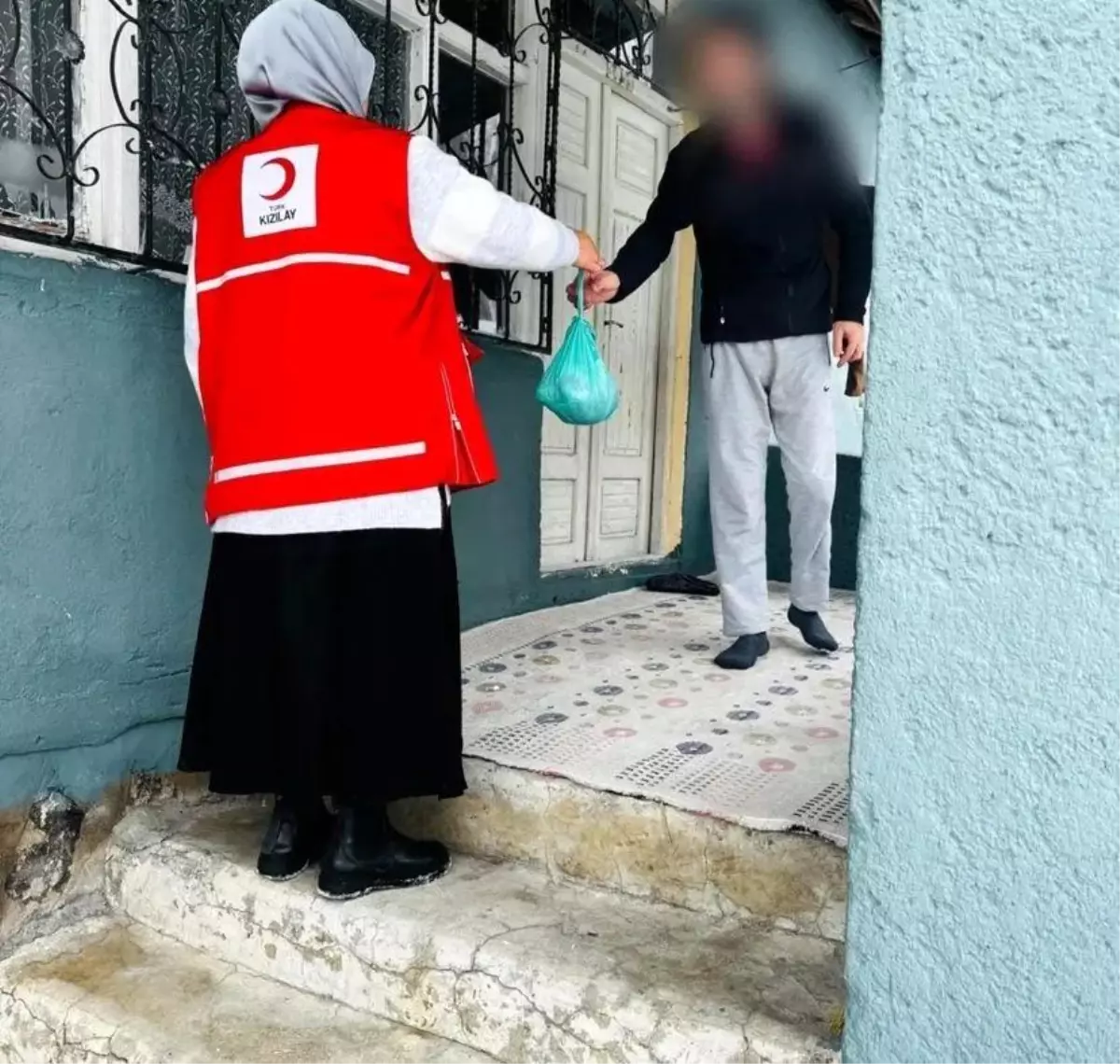 Patnos'ta Türk Kızılay tarafından kurban bağışı çalışması yapıldı