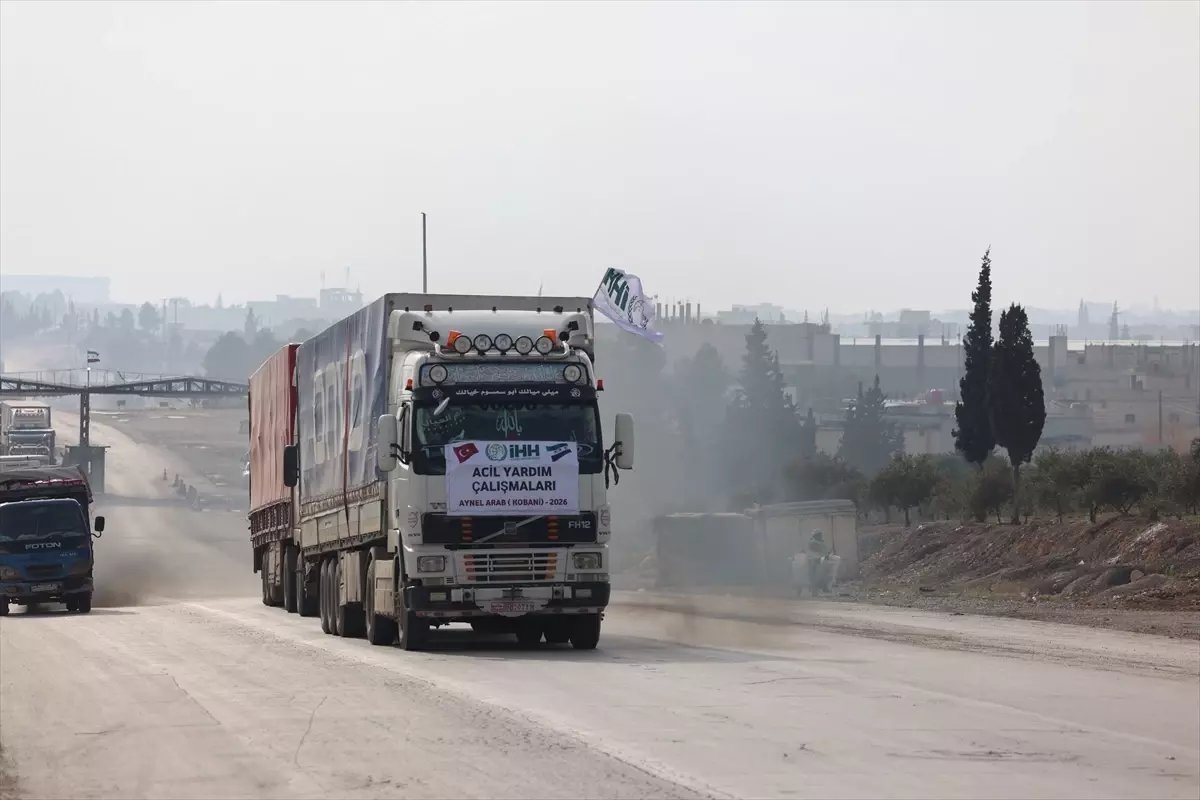 İHH, Suriye'nin Aynularab bölgesinde yardımlara devam ediyor