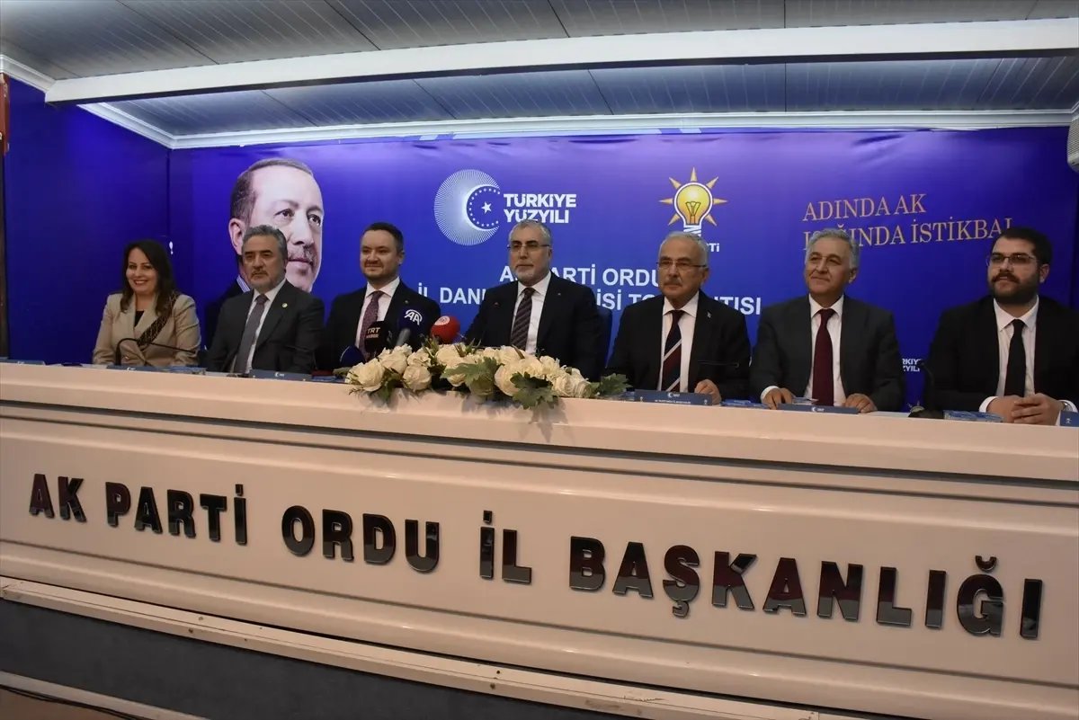 Çalışma ve Sosyal Güvenlik Bakanı Işıkhan, Ordu'da konuştu Açıklaması
