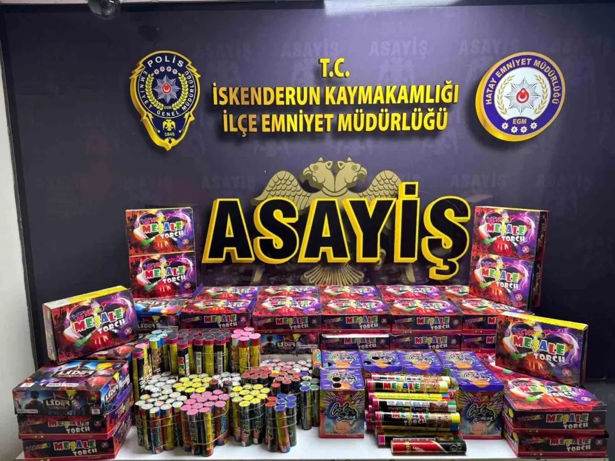 İskenderun'da patlayıcı madde satışı yapan işyerlerine denetim