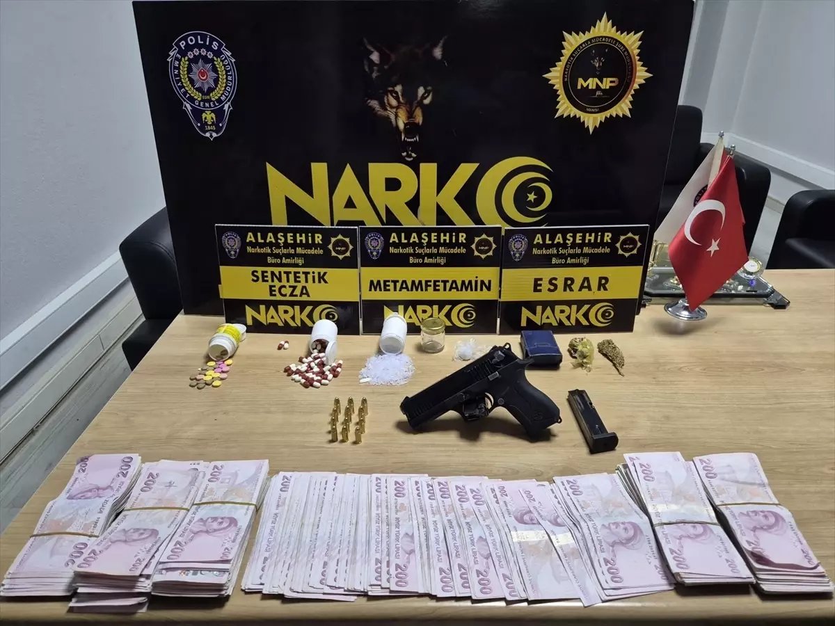 Alaşehir'de uyuşturucu operasyonunda yakalanan zanlı tutuklandı