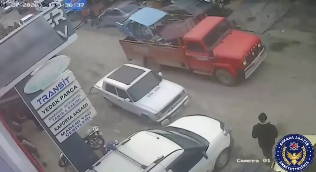 Ankara'da çaldıkları araçları parçalayıp satan 8 şüpheli yakalandı