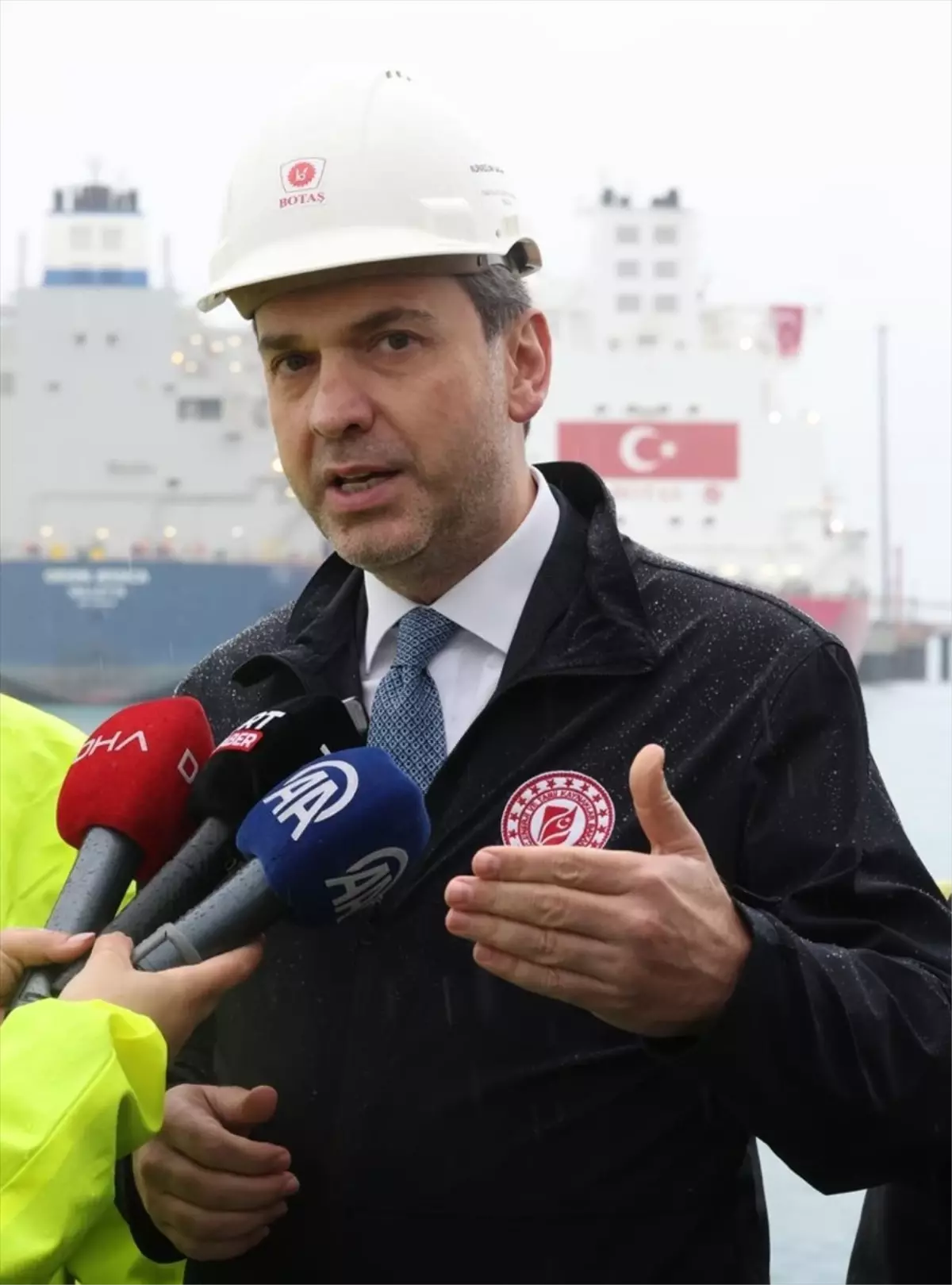 Enerji ve Tabii Kaynaklar Bakanı Bayraktar, BOTAŞ Dörtyol Terminali'nde konuştu Açıklaması