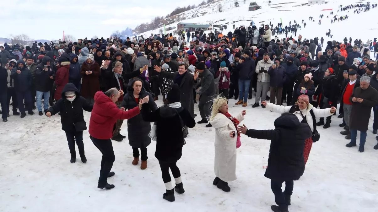 Ordu'da 1700 rakımlı yaylada kar festivali