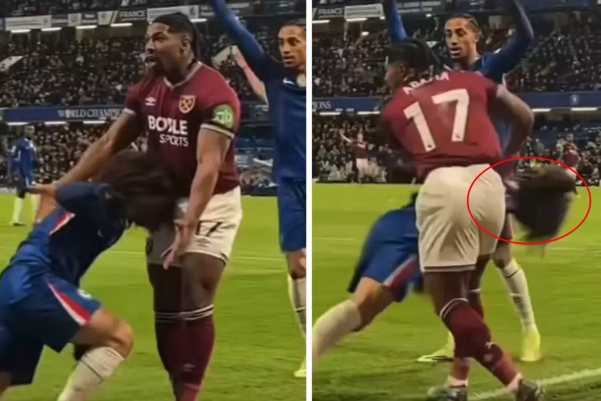 Adama Traore, rakibini poşet gibi fırlatıp attı