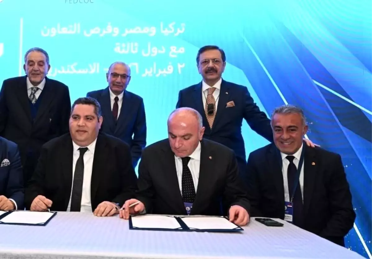 Türkiye ve Mısır Ticaretinde yeni dönem: Dev iş birliği protokolü imzalandı