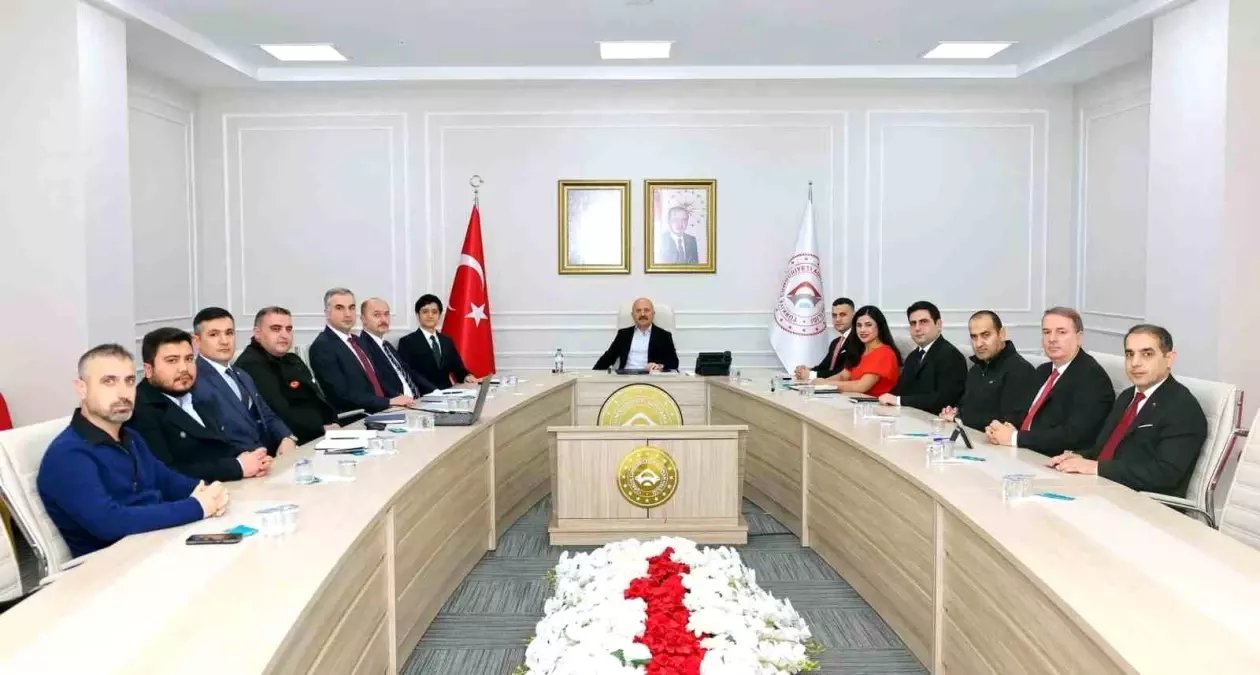 Adıyaman'da haftalık koordinasyon toplantısı gerçekleştirildi