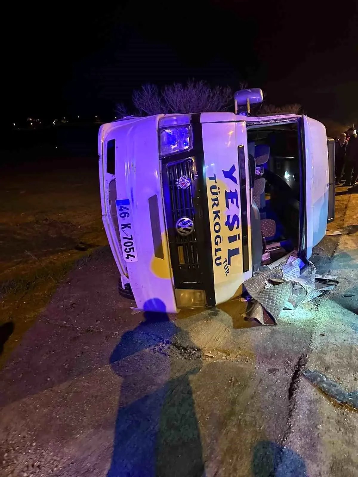 Kahramanmaraş'ta minibüs kazası: 10 yaralı