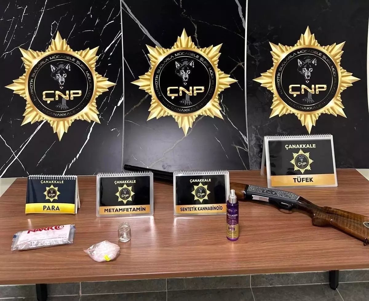 Çanakkale'de uyuşturucu imal ve ticareti suçundan 3 tutuklama