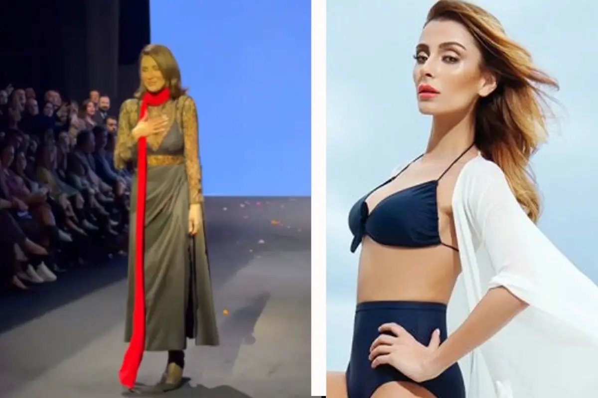 Özge Ulusoy'un podyumda yaşadığı talihsiz anlar korkuttu