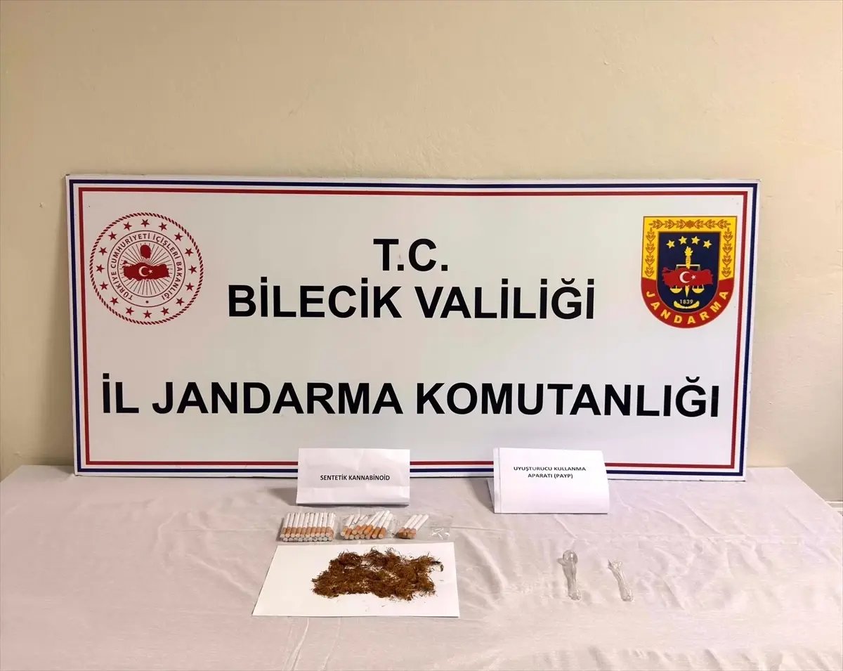 Bilecik'te uyuşturucu operasyonunda şüpheli yakalandı