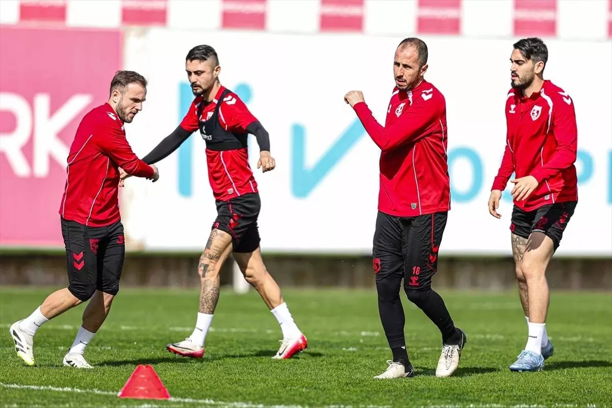 Samsunspor, Shkendija maçının hazırlıklarını tamamladı