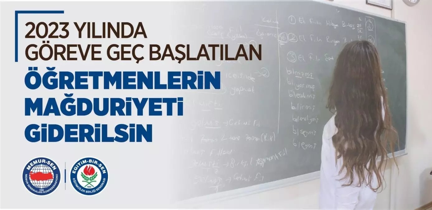 Eğitim-Bir-Sen'den Sözleşmeli Öğretmenlerin Hak Kaybı Talebi