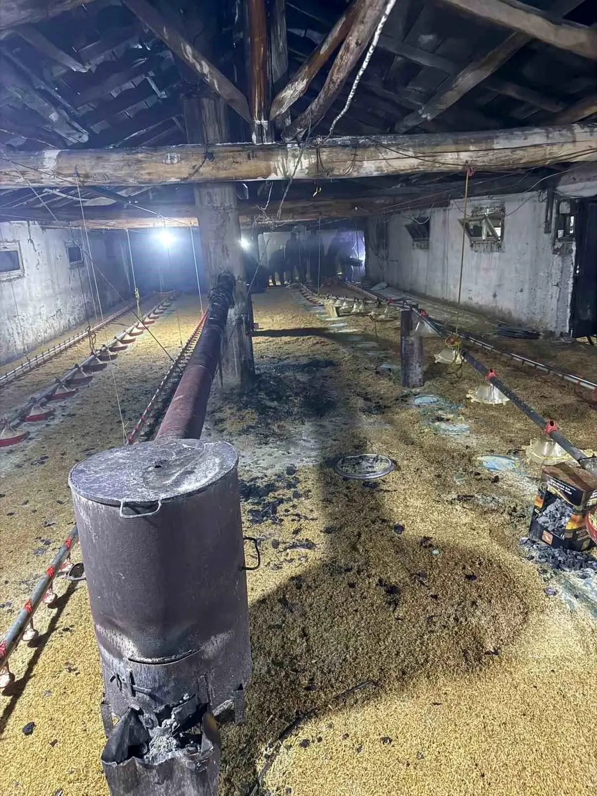 Bolu'da kümes yangını büyümeden söndürüldü