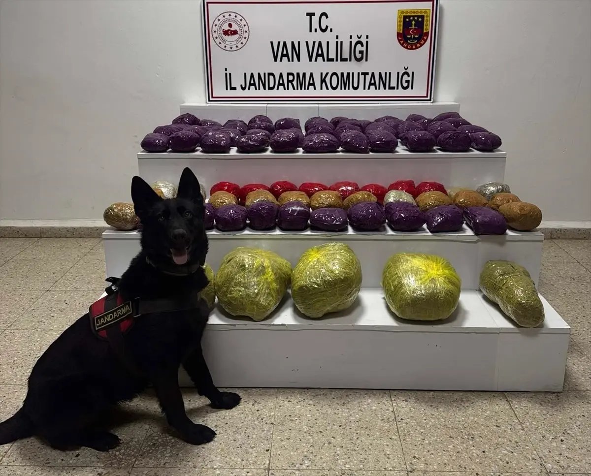 Van'da 31 kilo 551 gram uyuşturucu ele geçirildi