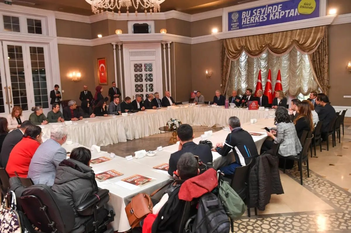 Mehmet Akif Üstündağ'dan Ankara Kent Konseyi Başkanı Halil İbrahim Yılmaz'a ziyaret