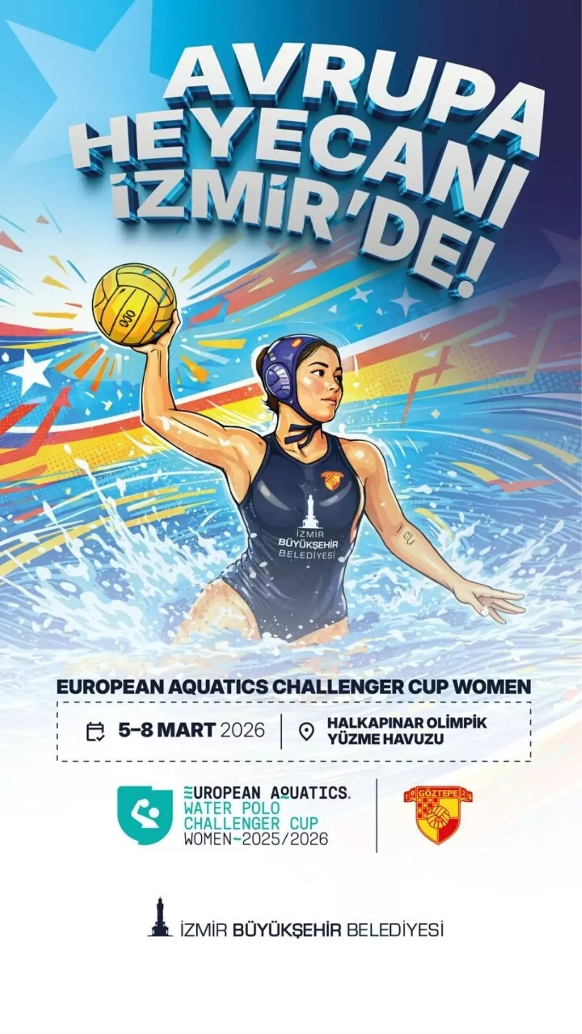 Göztepe Kadın Sutopu Takımı Avrupa Challenger Kupası'nda mücadele edecek