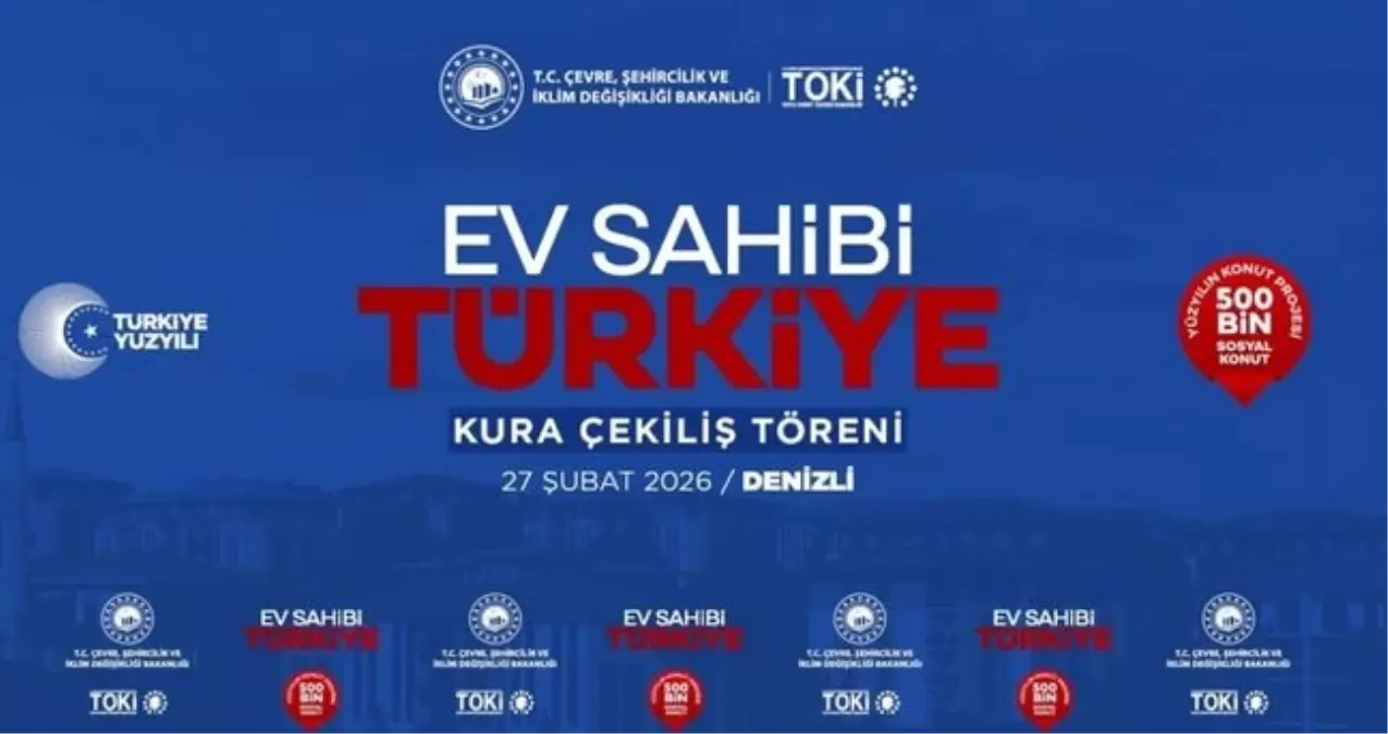 TOKİ DENİZLİ KURA ÇEKİMİ CANLI İZLE YOUTUBE| Denizli TOKİ kura sonuçları açıklandı mı? TOKİ Denizli kura çekimi saat kaçta, nereden izlenir?