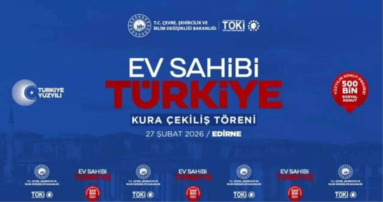 TOKİ EDİRNE KURA ÇEKİMİ CANLI İZLE YOUTUBE| Edirne TOKİ kura sonuçları açıklandı mı? TOKİ Edirne kura çekimi saat kaçta, nereden izlenir?