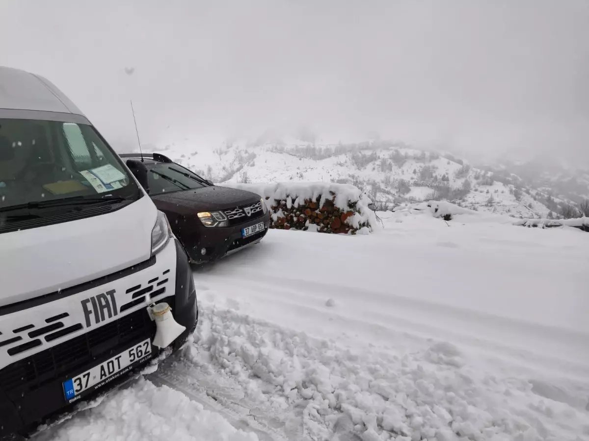Kastamonu'da 243 köy yolu ulaşıma kapandı